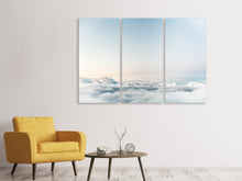Laden Sie das Bild in den Galerie-Viewer, Leinwandbild 3-teilig Über den Wolken schweben