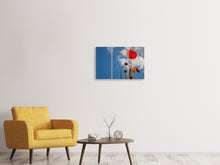 Laden Sie das Bild in den Galerie-Viewer, Leinwandbild 3-teilig Prächtiger Mohn