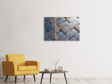 Laden Sie das Bild in den Galerie-Viewer, Leinwandbild 3-teilig Cube 6
