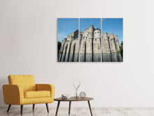 Laden Sie das Bild in den Galerie-Viewer, Leinwandbild 3-teilig Burg Gravensteen