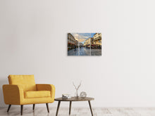 Laden Sie das Bild in den Galerie-Viewer, Leinwandbild 3-teilig Einkaufsstrasse