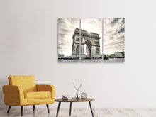 Laden Sie das Bild in den Galerie-Viewer, Leinwandbild 3-teilig Arc de Triomphe