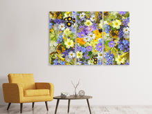 Laden Sie das Bild in den Galerie-Viewer, Leinwandbild 3-teilig Frische Frühlingsblumen