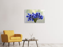 Laden Sie das Bild in den Galerie-Viewer, Leinwandbild 3-teilig Ein Strauss Blumen
