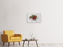 Laden Sie das Bild in den Galerie-Viewer, Leinwandbild 3-teilig Tomaten und Thymian