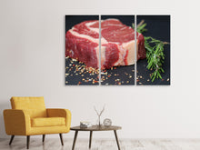Laden Sie das Bild in den Galerie-Viewer, Leinwandbild 3-teilig Frisches Fleisch