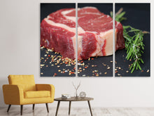 Laden Sie das Bild in den Galerie-Viewer, Leinwandbild 3-teilig Frisches Fleisch