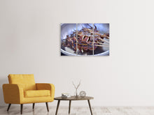 Laden Sie das Bild in den Galerie-Viewer, Leinwandbild 3-teilig Gegrillter Tintenfisch