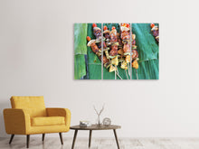 Laden Sie das Bild in den Galerie-Viewer, Leinwandbild 3-teilig Gegrillte Fleischspiesse