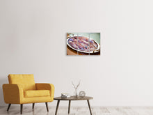 Laden Sie das Bild in den Galerie-Viewer, Leinwandbild 3-teilig Rohe Calamari