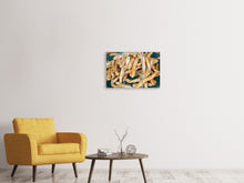 Laden Sie das Bild in den Galerie-Viewer, Leinwandbild 3-teilig Pommes Frites