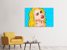 Laden Sie das Bild in den Galerie-Viewer, Leinwandbild 3-teilig Pop-Art Beauty