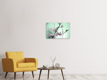 Laden Sie das Bild in den Galerie-Viewer, Leinwandbild 3-teilig Die japanische Kirschblüte
