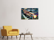Laden Sie das Bild in den Galerie-Viewer, Leinwandbild 3-teilig Let The Music Play