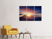 Laden Sie das Bild in den Galerie-Viewer, Leinwandbild 3-teilig Märchenhafte Landschaft
