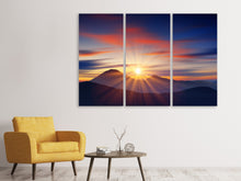 Laden Sie das Bild in den Galerie-Viewer, Leinwandbild 3-teilig Märchenhafte Landschaft