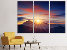 Laden Sie das Bild in den Galerie-Viewer, Leinwandbild 3-teilig Märchenhafte Landschaft