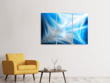 Laden Sie das Bild in den Galerie-Viewer, Leinwandbild 3-teilig Laser