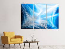 Laden Sie das Bild in den Galerie-Viewer, Leinwandbild 3-teilig Laser