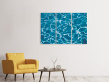 Laden Sie das Bild in den Galerie-Viewer, Leinwandbild 3-teilig Pool