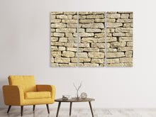 Laden Sie das Bild in den Galerie-Viewer, Leinwandbild 3-teilig Alte Mauer