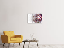 Laden Sie das Bild in den Galerie-Viewer, Leinwandbild 3-teilig Abstrakte Blumen