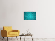 Laden Sie das Bild in den Galerie-Viewer, Leinwandbild 3-teilig 3D-Kubusse