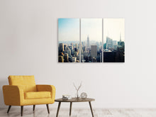 Laden Sie das Bild in den Galerie-Viewer, Leinwandbild 3-teilig NYC