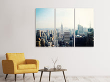 Laden Sie das Bild in den Galerie-Viewer, Leinwandbild 3-teilig NYC