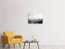 Laden Sie das Bild in den Galerie-Viewer, Leinwandbild 3-teilig NYC