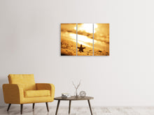 Laden Sie das Bild in den Galerie-Viewer, Leinwandbild 3-teilig Der Seestern