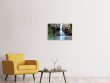 Laden Sie das Bild in den Galerie-Viewer, Leinwandbild 3-teilig Die blaue Lagune