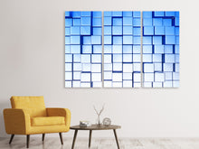Laden Sie das Bild in den Galerie-Viewer, Leinwandbild 3-teilig 3D-Symetrie