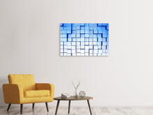 Laden Sie das Bild in den Galerie-Viewer, Leinwandbild 3-teilig 3D-Symetrie
