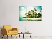 Laden Sie das Bild in den Galerie-Viewer, Leinwandbild 3-teilig Tobago Cays