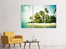 Laden Sie das Bild in den Galerie-Viewer, Leinwandbild 3-teilig Tobago Cays