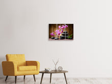 Laden Sie das Bild in den Galerie-Viewer, Leinwandbild 3-teilig Wellness-Steine