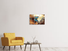 Laden Sie das Bild in den Galerie-Viewer, Leinwandbild 3-teilig Schmetterlinge