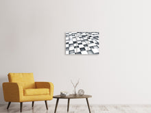 Laden Sie das Bild in den Galerie-Viewer, Leinwandbild 3-teilig 3D-Kubus