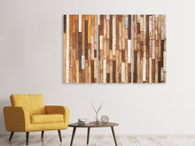 Laden Sie das Bild in den Galerie-Viewer, Leinwandbild 3-teilig Designholz