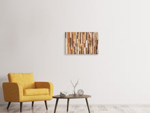 Laden Sie das Bild in den Galerie-Viewer, Leinwandbild 3-teilig Designholz