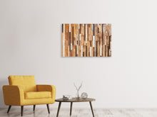 Laden Sie das Bild in den Galerie-Viewer, Leinwandbild 3-teilig Designholz
