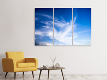 Laden Sie das Bild in den Galerie-Viewer, Leinwandbild 3-teilig Schleierwolken
