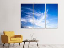 Laden Sie das Bild in den Galerie-Viewer, Leinwandbild 3-teilig Schleierwolken