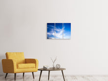 Laden Sie das Bild in den Galerie-Viewer, Leinwandbild 3-teilig Schleierwolken