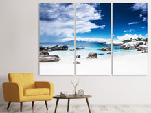 Laden Sie das Bild in den Galerie-Viewer, Leinwandbild 3-teilig Inselfeeling