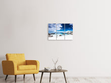 Laden Sie das Bild in den Galerie-Viewer, Leinwandbild 3-teilig Inselfeeling