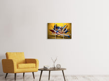 Laden Sie das Bild in den Galerie-Viewer, Leinwandbild 3-teilig Graffiti Art