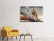 Laden Sie das Bild in den Galerie-Viewer, Leinwandbild 3-teilig Tower Bridge XXL