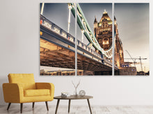 Laden Sie das Bild in den Galerie-Viewer, Leinwandbild 3-teilig Tower Bridge XXL